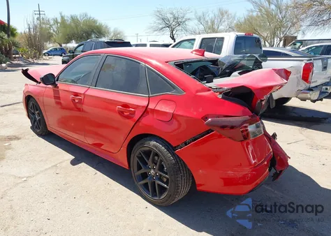 2025 Honda Civic Sport из США, поврежденный, VIN 2HGFE2F55SH540275